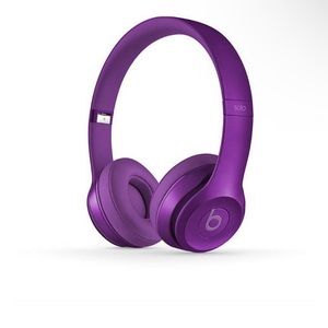 Refurbished Beats by Dr. Dre Solo2 Imperial Violet Royal Wired On Ear Headphones